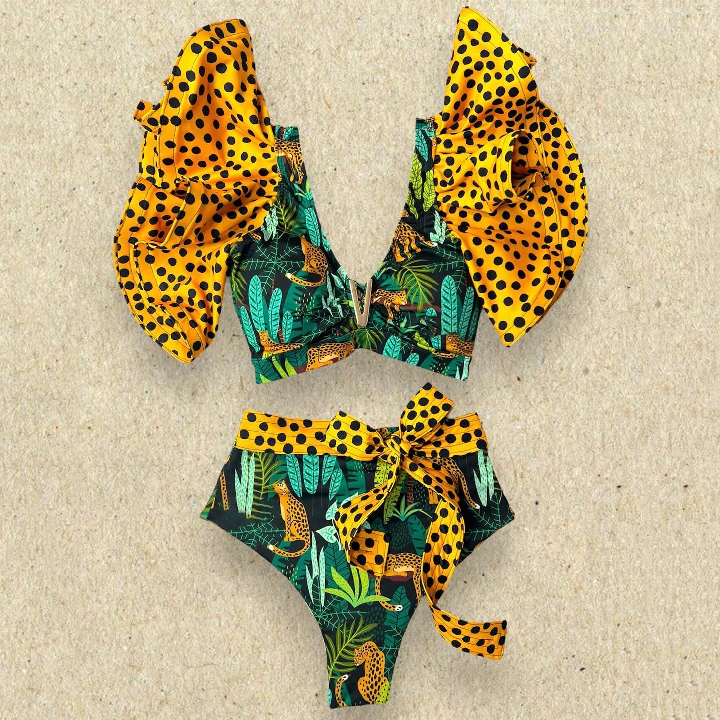 Inspired Bathing Suit With a Contemporary Edge