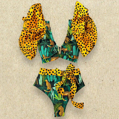 Inspired Bathing Suit With a Contemporary Edge