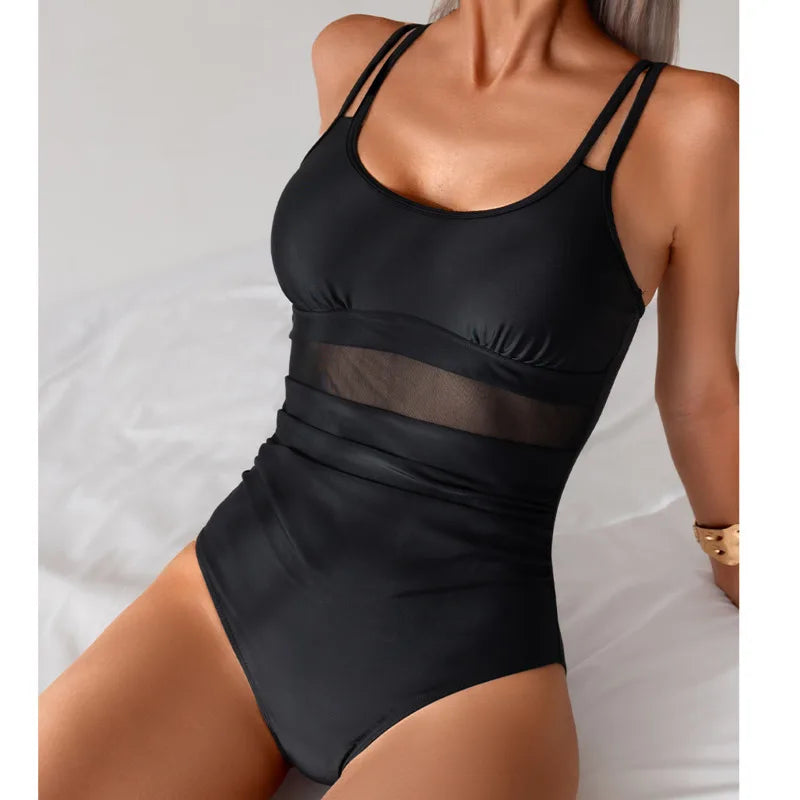 Sophisticated Bathing Suit With a Clean Classic Look