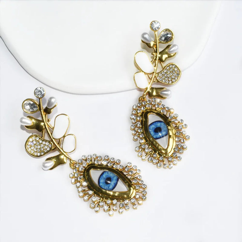 Vine & Eyes Dangle Earrings