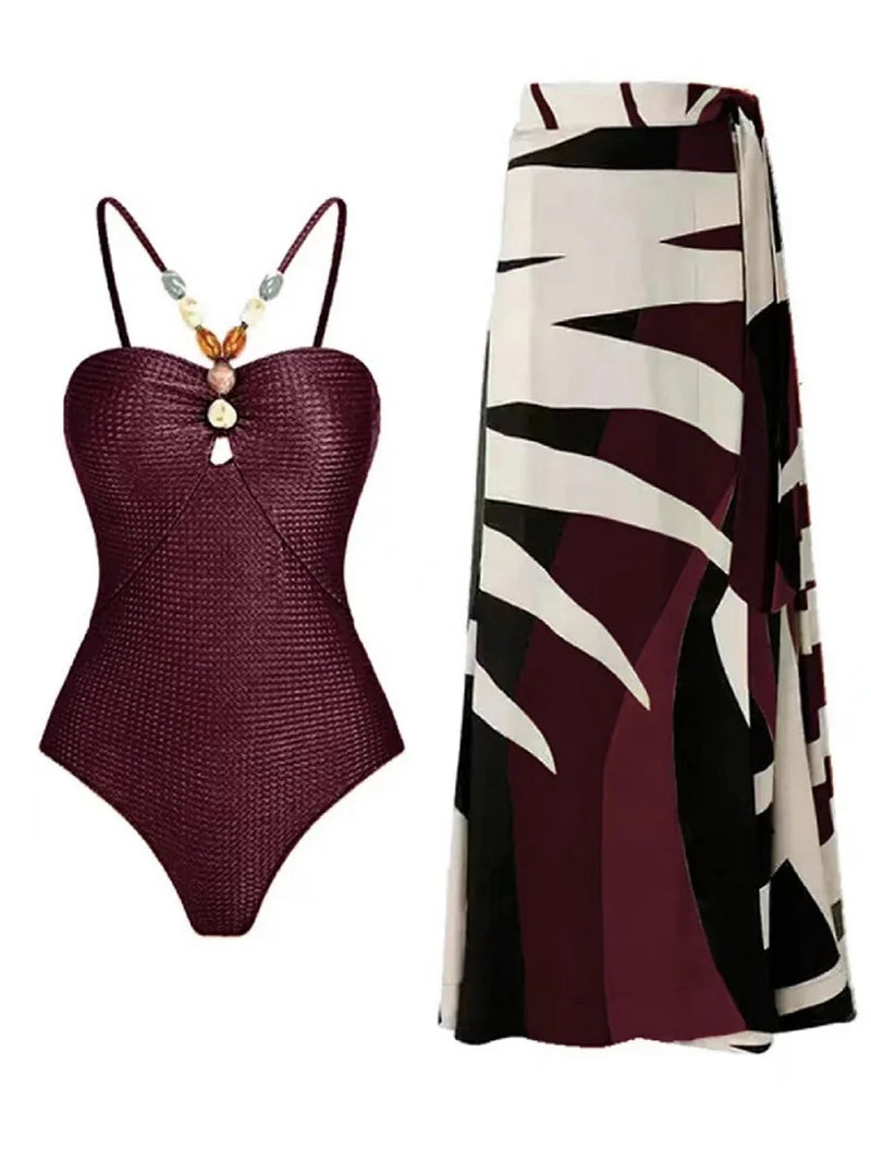 Beautifully Finished Bathing Suit in a Timeless Design