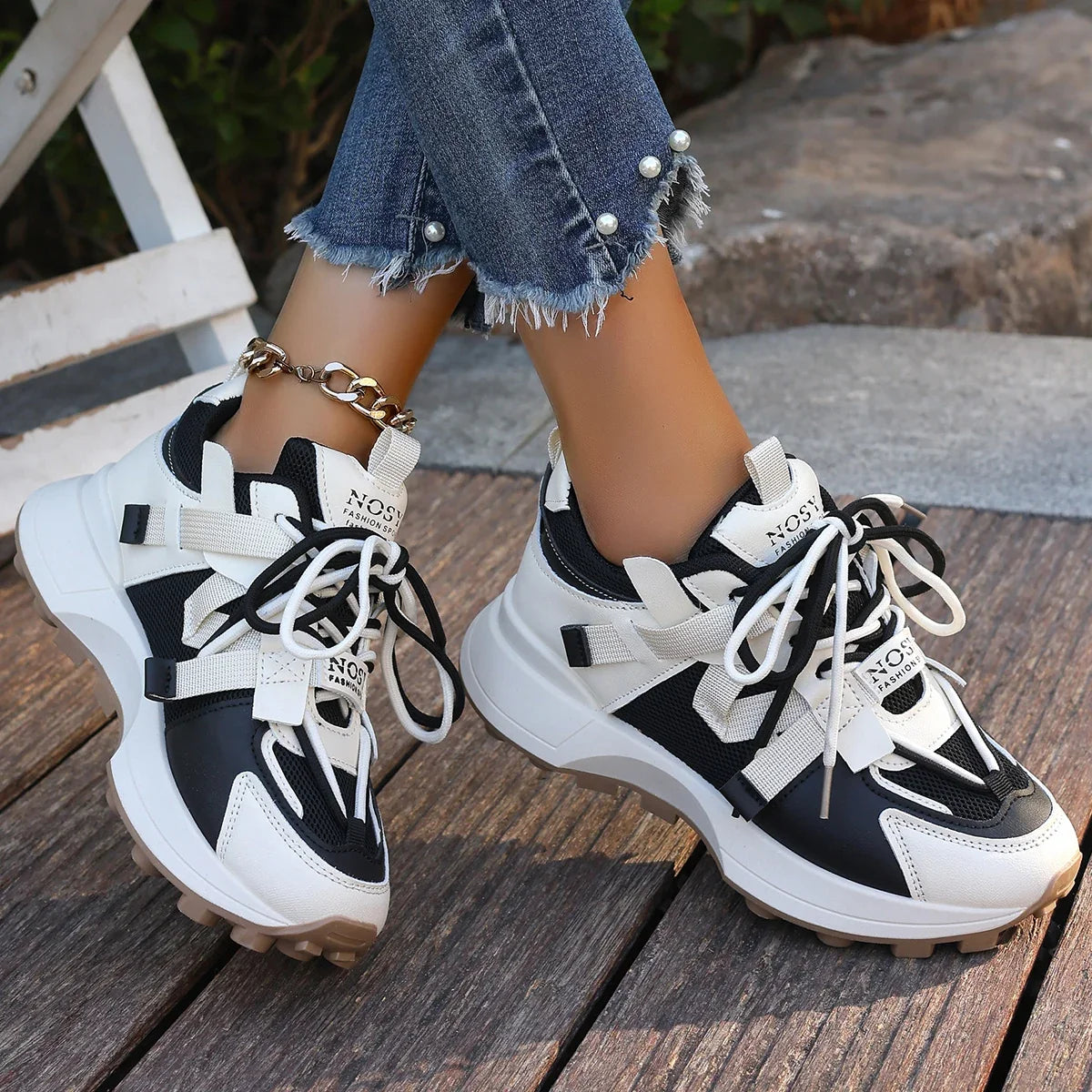 Sleek and Supportive Orthopedic Sneakers