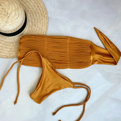 Sophisticated Bathing Suit With a Clean Classic Look