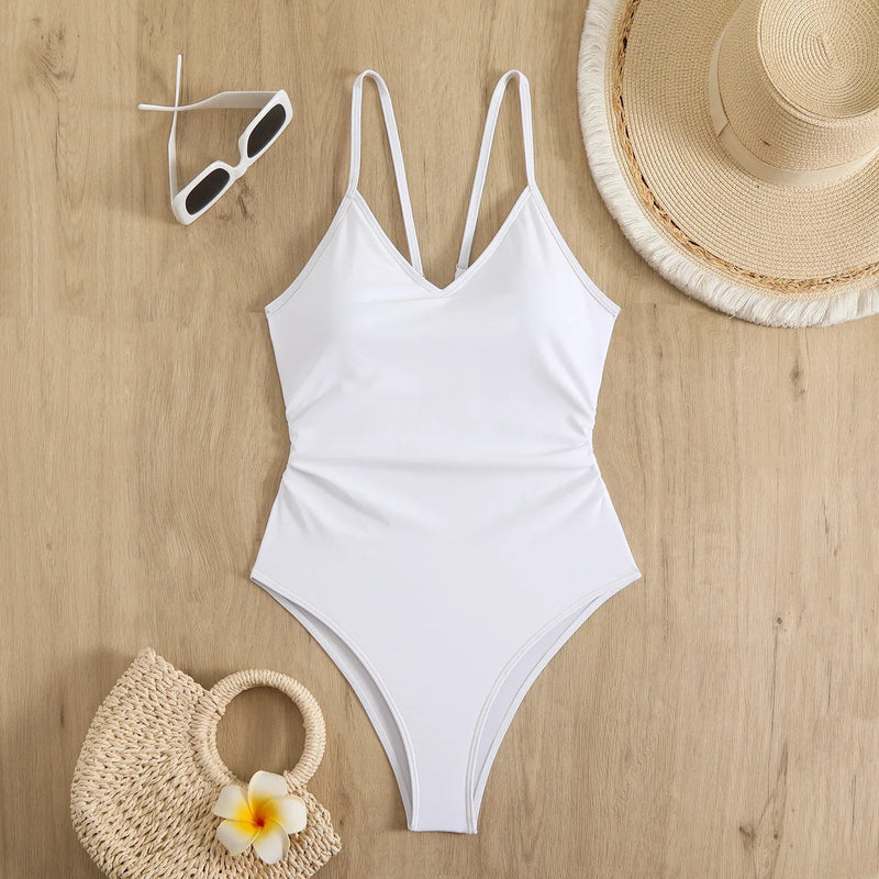 Beautifully Finished Swimsuit in a Timeless Design