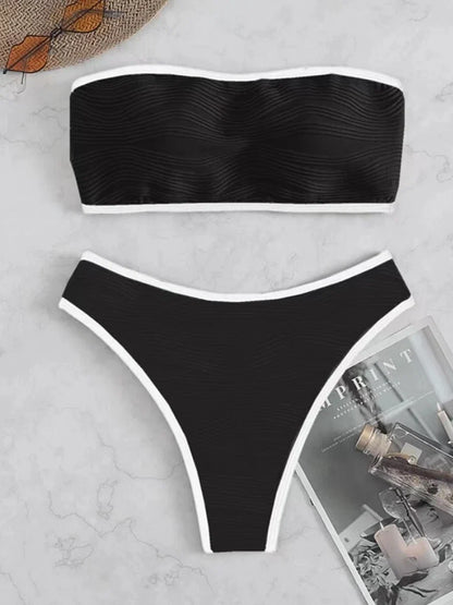 Beautifully Finished Bathing Suit in a Timeless Design