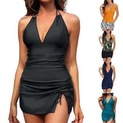 Lucie® | 3-piece Bikini Skirt Style Swimsuit