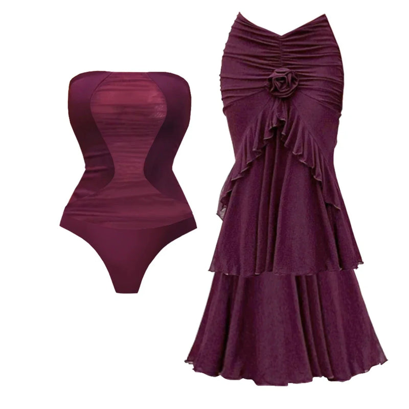 Inspired Bathing Suit With a Contemporary Edge