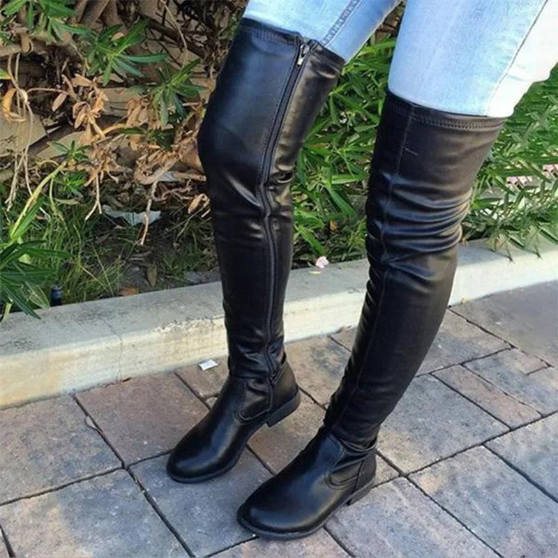LM | Slim over-the-knee boots