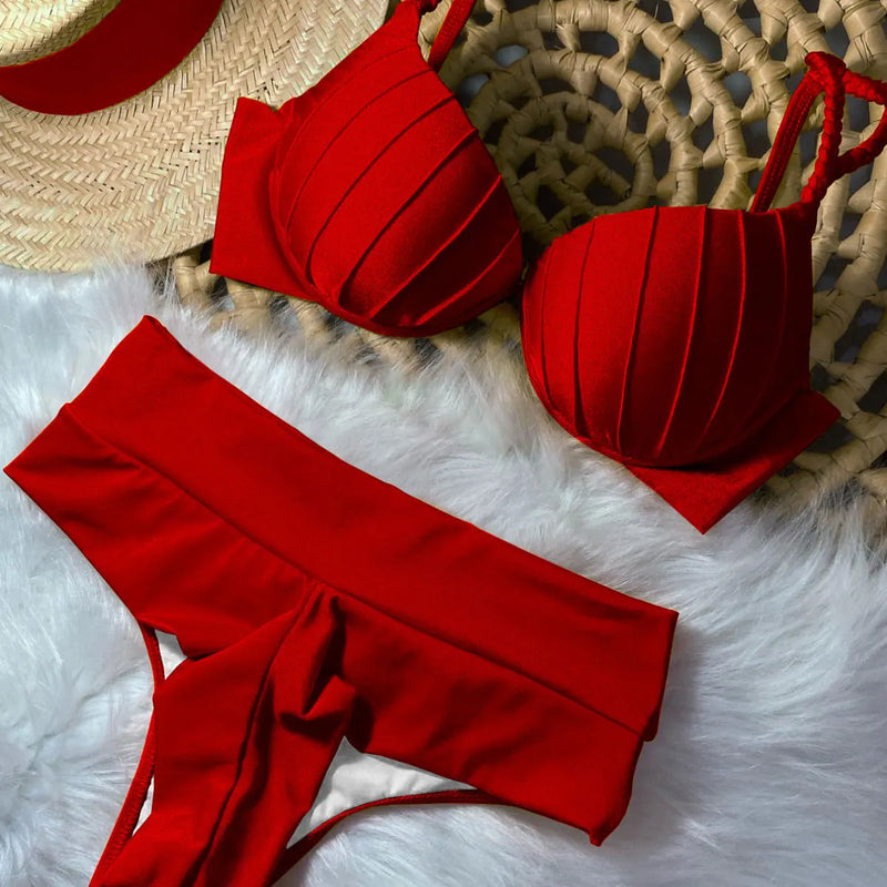 Inspired Bathing Suit With a Contemporary Edge