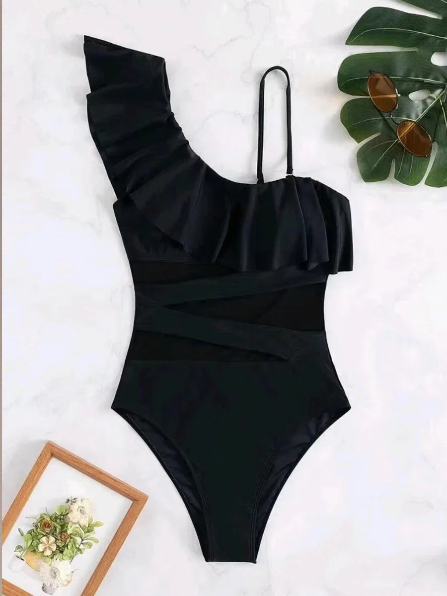 Sophisticated Bathing Suit With a Clean Classic Look