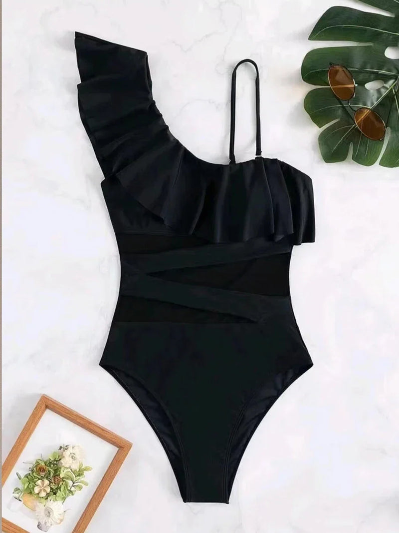 Sophisticated Bathing Suit With a Clean Classic Look