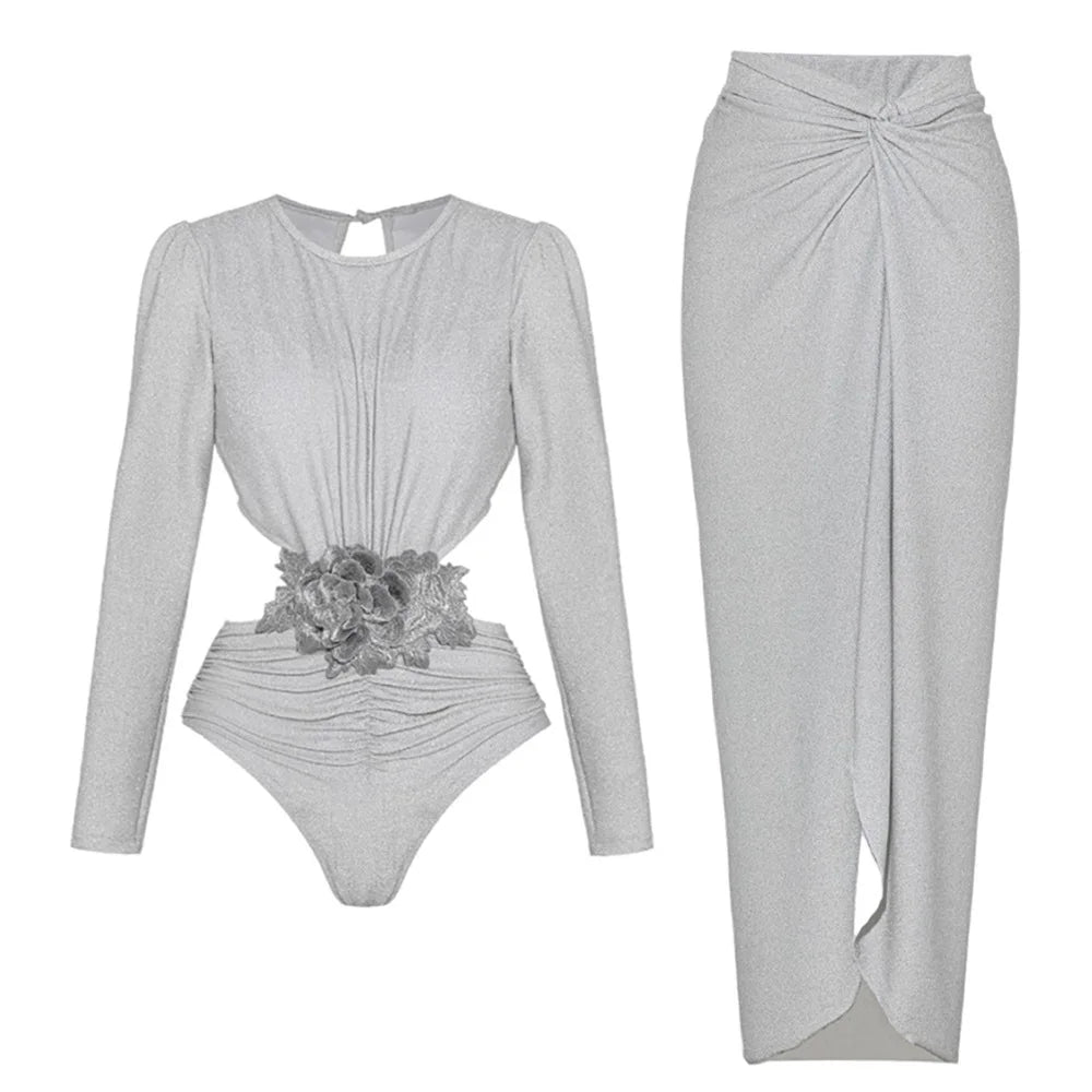 Beautifully Finished Bathing Suit in a Timeless Design
