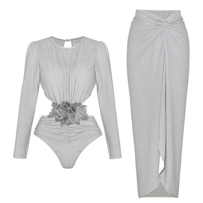 Beautifully Finished Bathing Suit in a Timeless Design