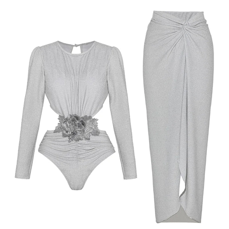 Beautifully Finished Bathing Suit in a Timeless Design