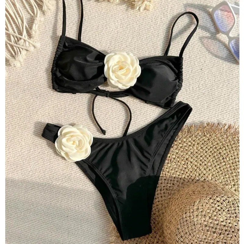 Beautifully Finished Bathing Suit in a Timeless Design