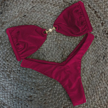 Sophisticated Bathing Suit With a Clean Classic Look