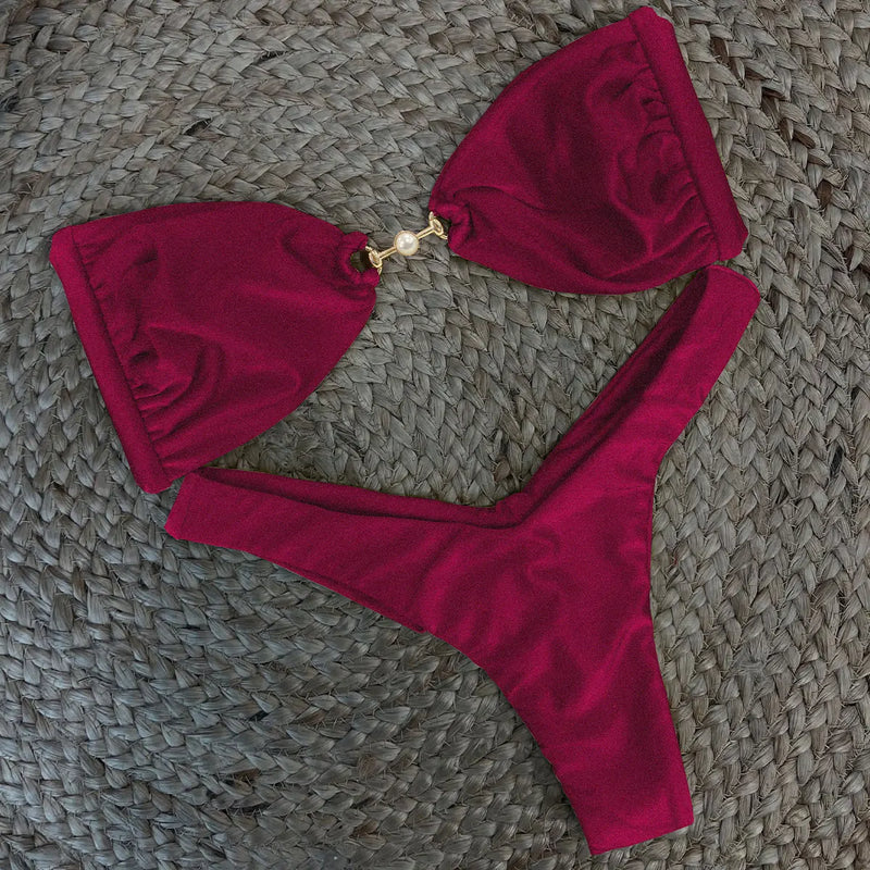 Sophisticated Bathing Suit With a Clean Classic Look
