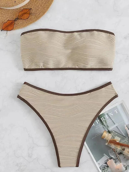 Beautifully Finished Bathing Suit in a Timeless Design