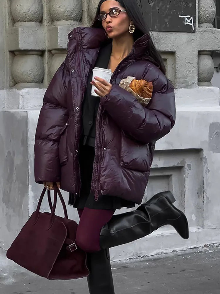 LM | warm, fluffy down jacket