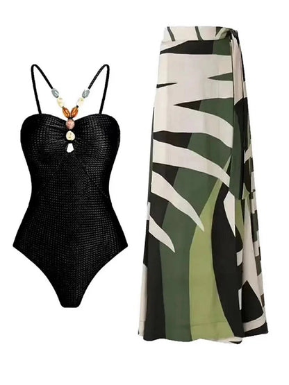 Beautifully Finished Bathing Suit in a Timeless Design