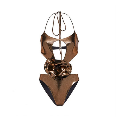 Beautifully Finished Bathing Suit in a Timeless Design