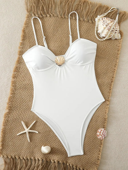 Beautifully Finished Swimsuit in a Timeless Design