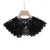 Korean Style Decorative Fake Collar Shawl Wrap Hollow Out Embroidery Sunflower Leaves Lace Necklace Short Poncho Capele