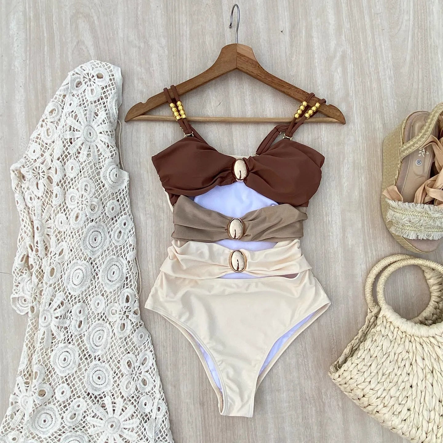 Inspired Bathing Suit With a Contemporary Edge