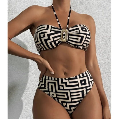 Beautifully Finished Bathing Suit in a Timeless Design