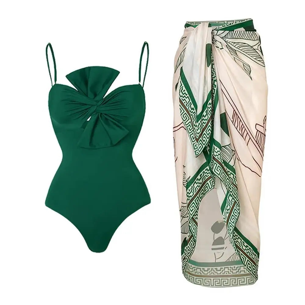 Beautifully Finished Bathing Suit in a Timeless Design