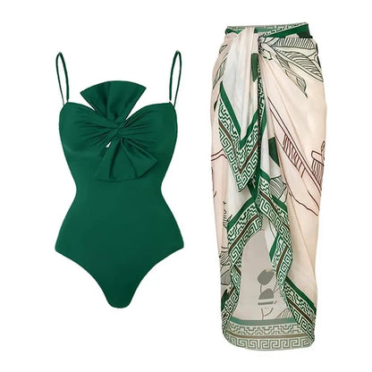 Beautifully Finished Bathing Suit in a Timeless Design