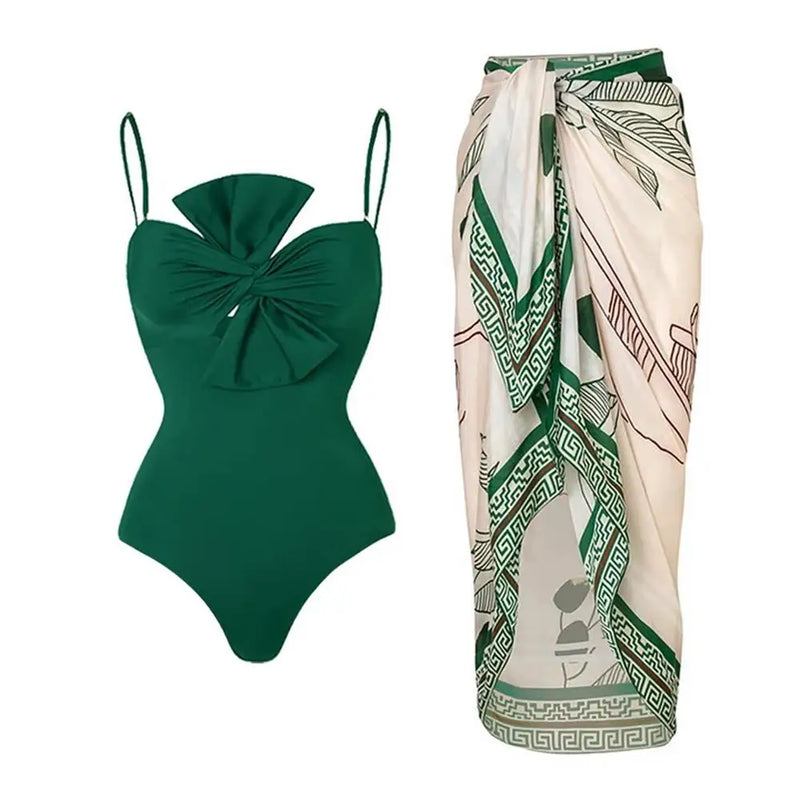 Beautifully Finished Bathing Suit in a Timeless Design