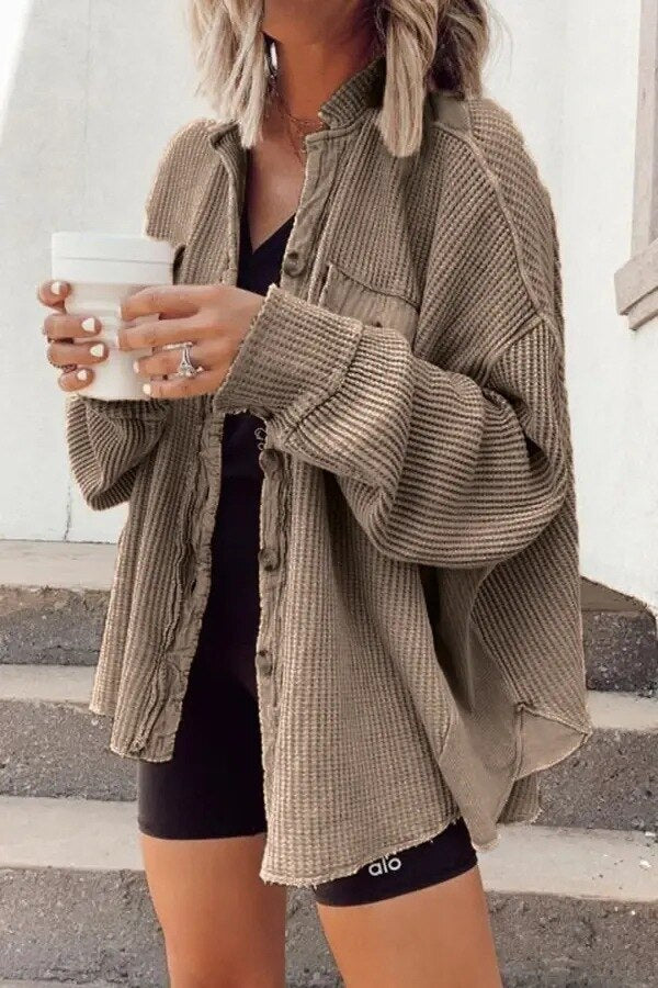 LM | casual knitted summer coat