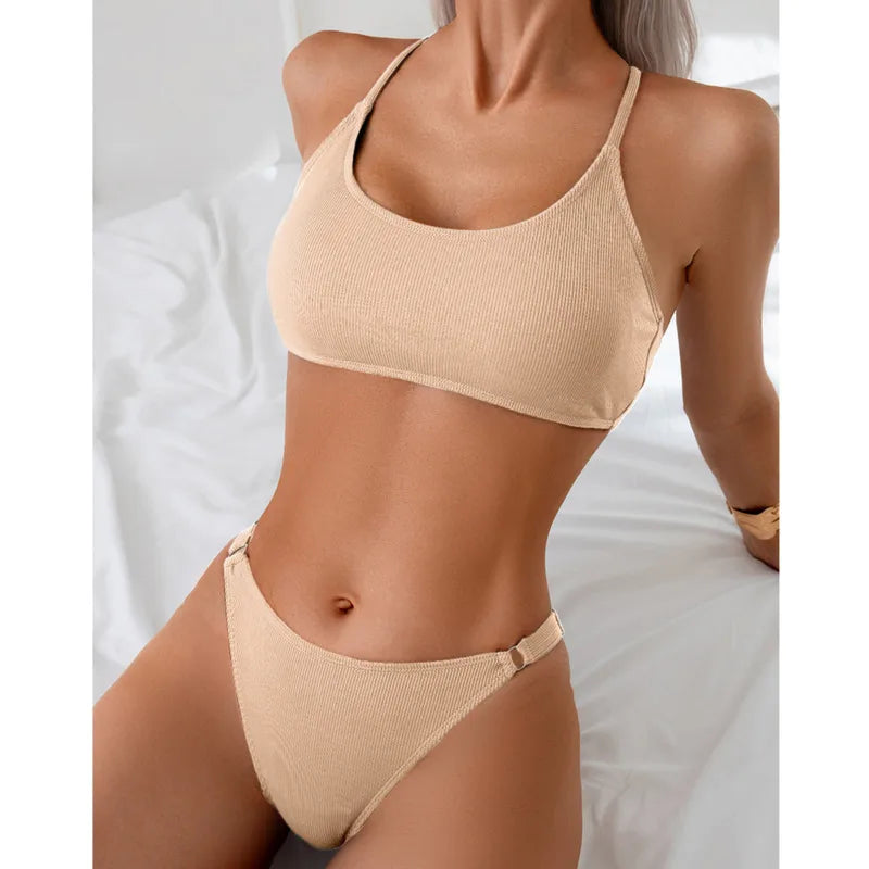 Beautifully Finished Bathing Suit in a Timeless Design