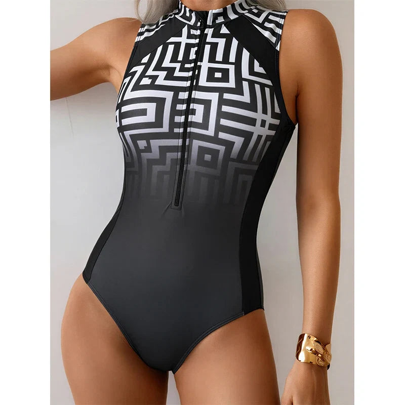Finely Styled Bathing Suit With a Classic Look