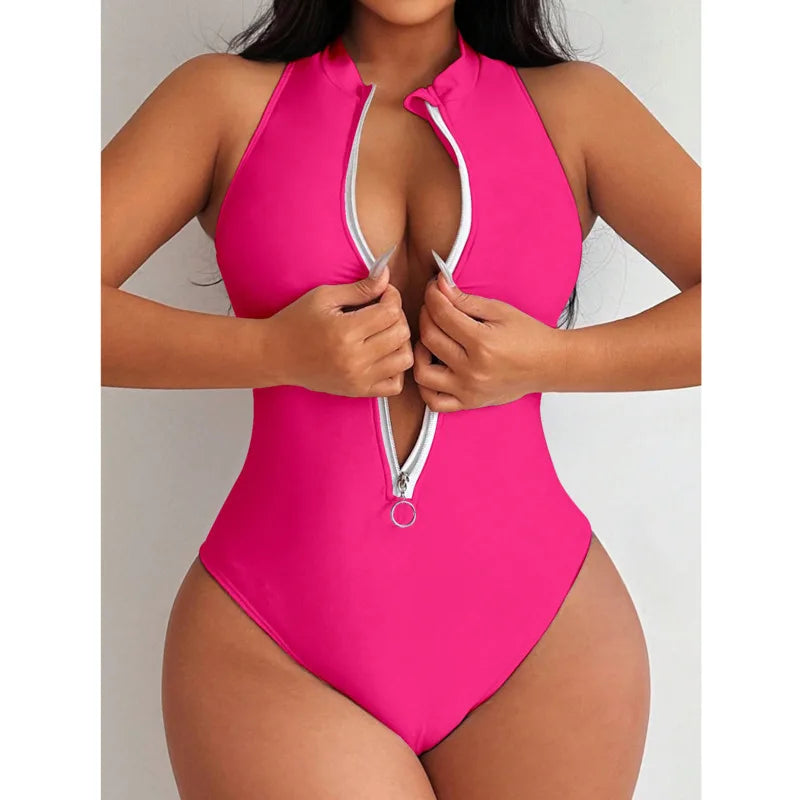 Sophisticated Bathing Suit With a Clean Classic Look