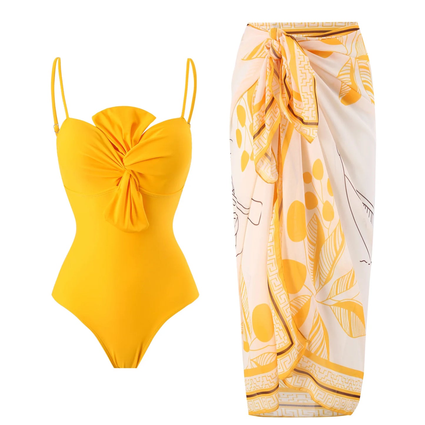 Beautifully Finished Bathing Suit in a Timeless Design