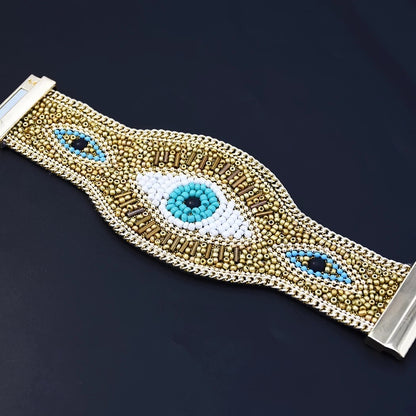 Evil Eye Beaded Bracelet