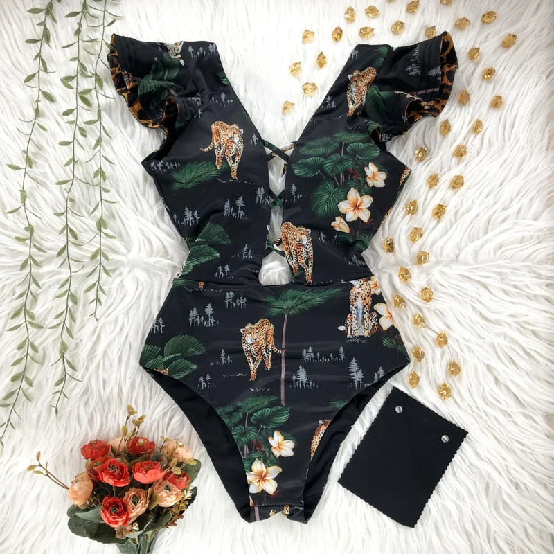 Beautifully Finished Monokini in a Timeless Design