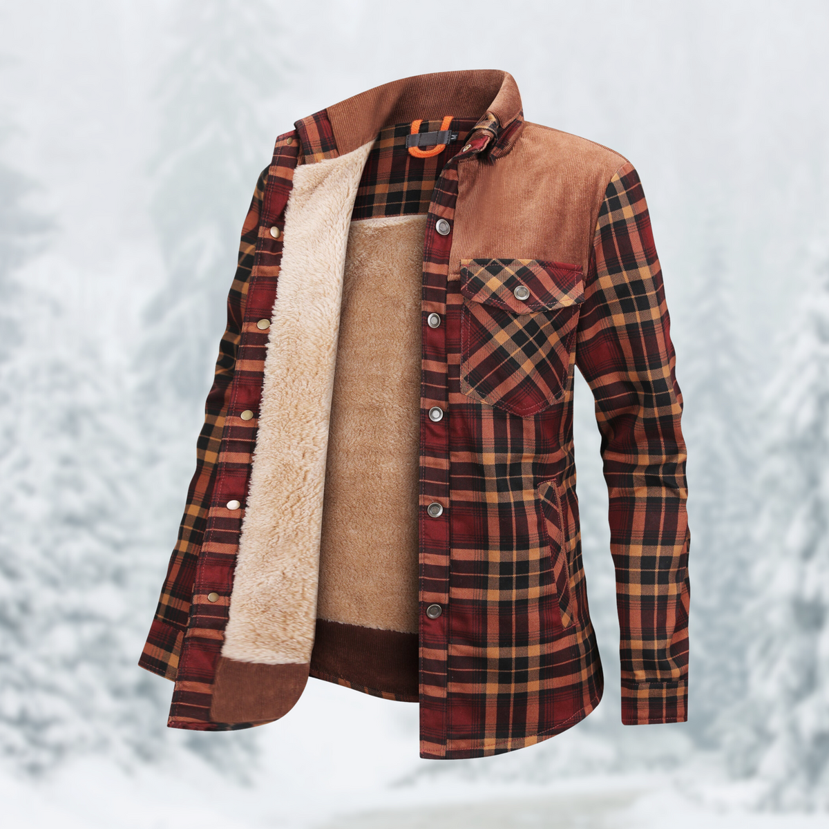 LM | Flannel hiking jacket for women
