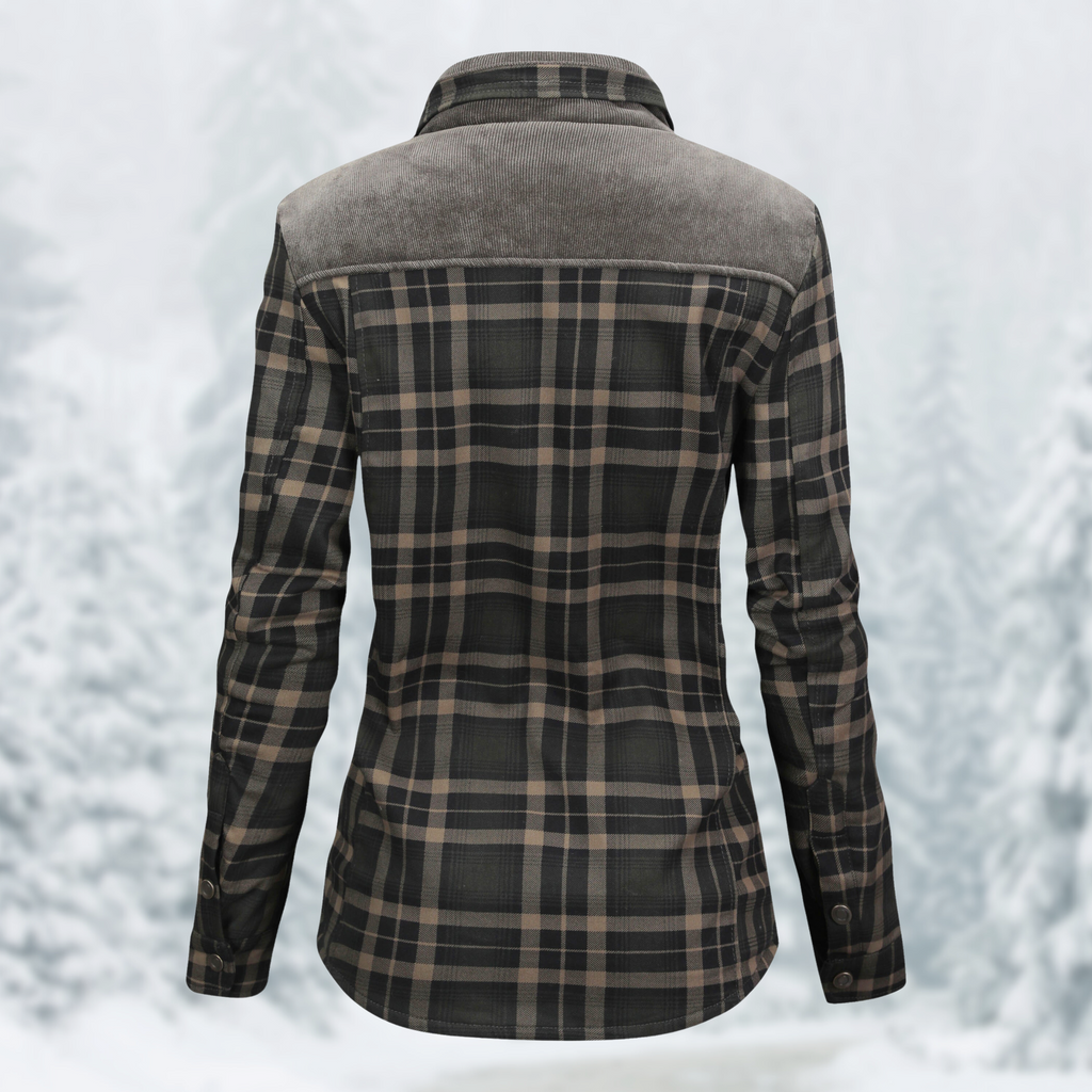 LM | Flannel hiking jacket for women