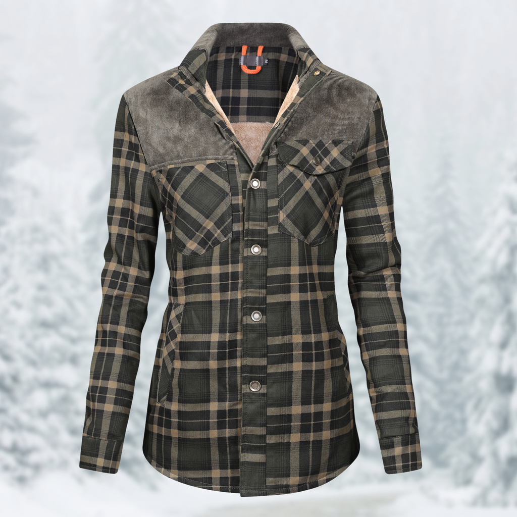 LM | Flannel hiking jacket for women