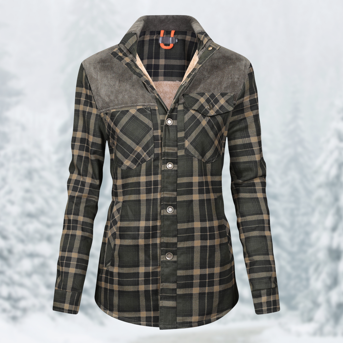 LM | Flannel hiking jacket for women