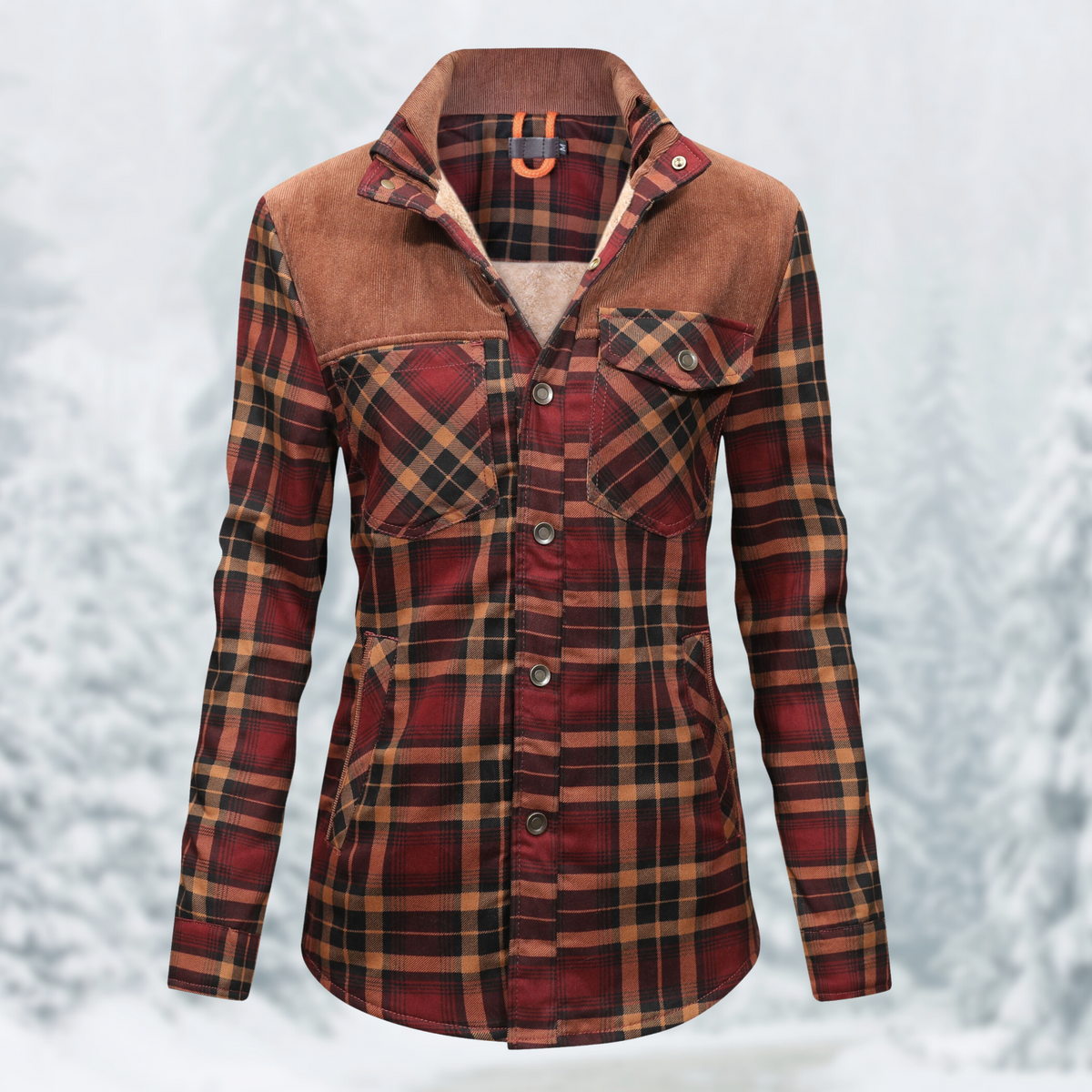 LM | Flannel hiking jacket for women