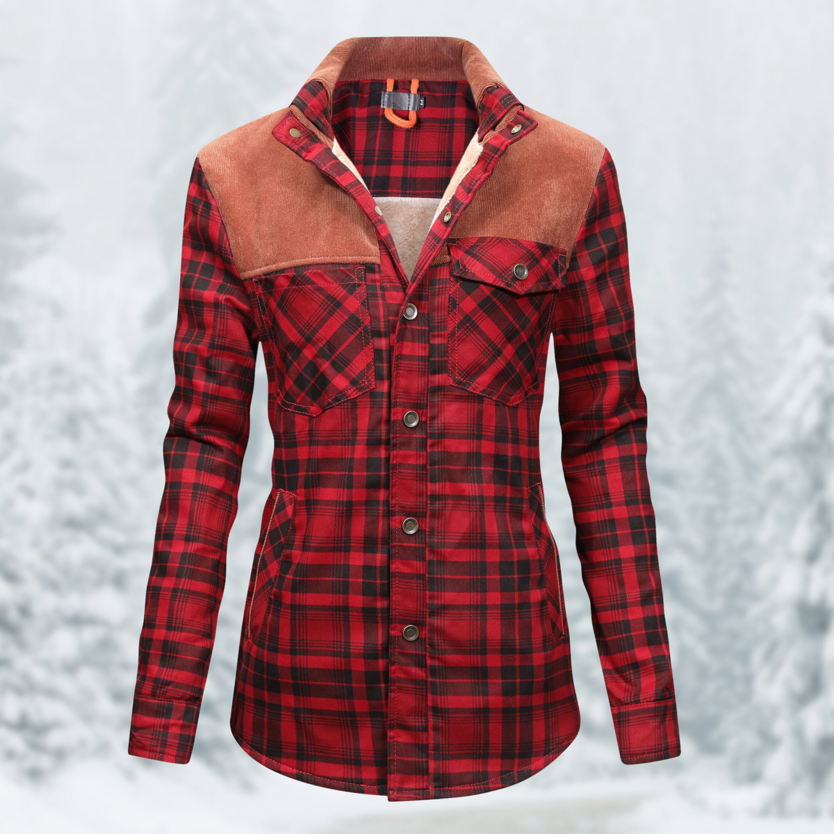 LM | Flannel hiking jacket for women