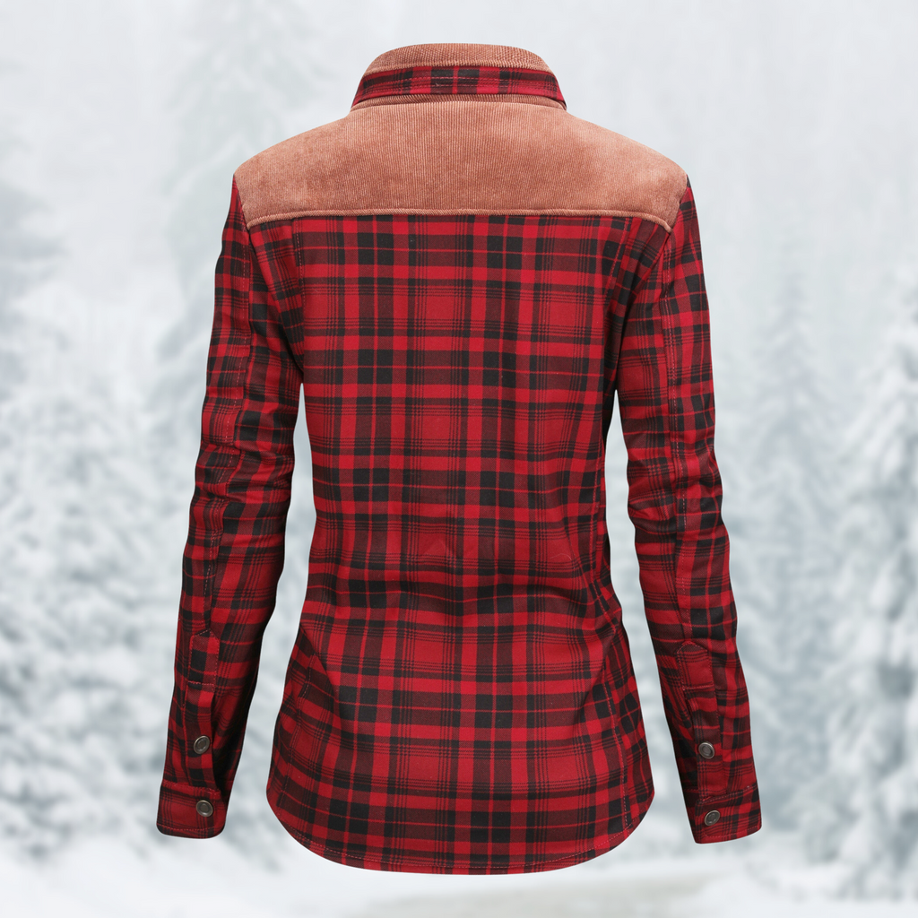 LM | Flannel hiking jacket for women