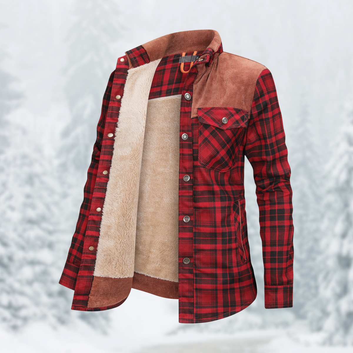 LM | Flannel hiking jacket for women
