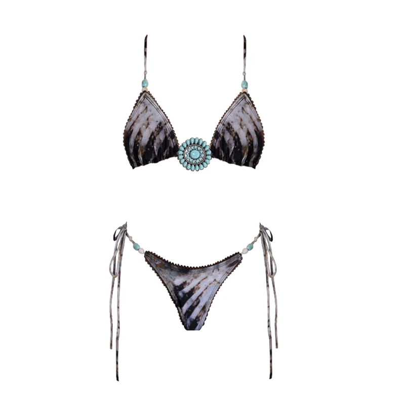 Beautifully Finished Bathing Suit in a Timeless Design
