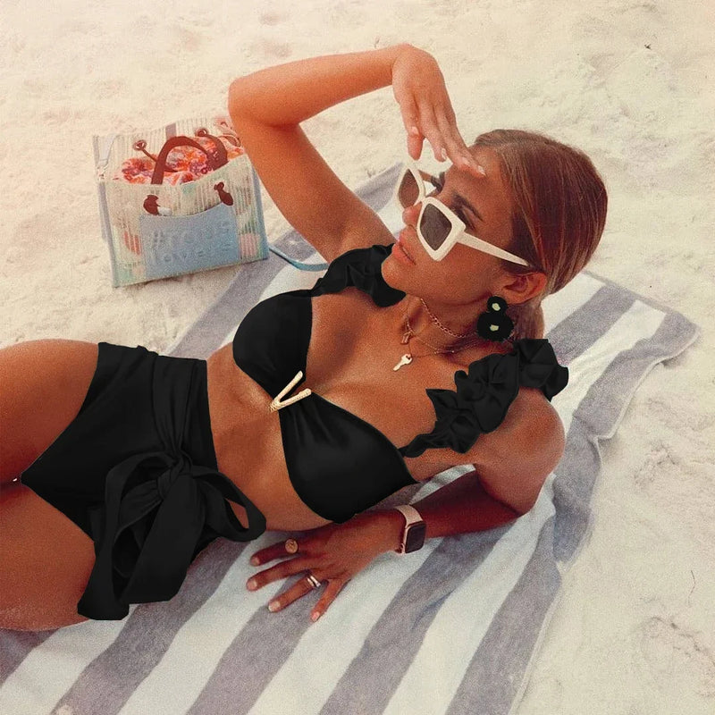 Inspired Bathing Suit With a Contemporary Edge