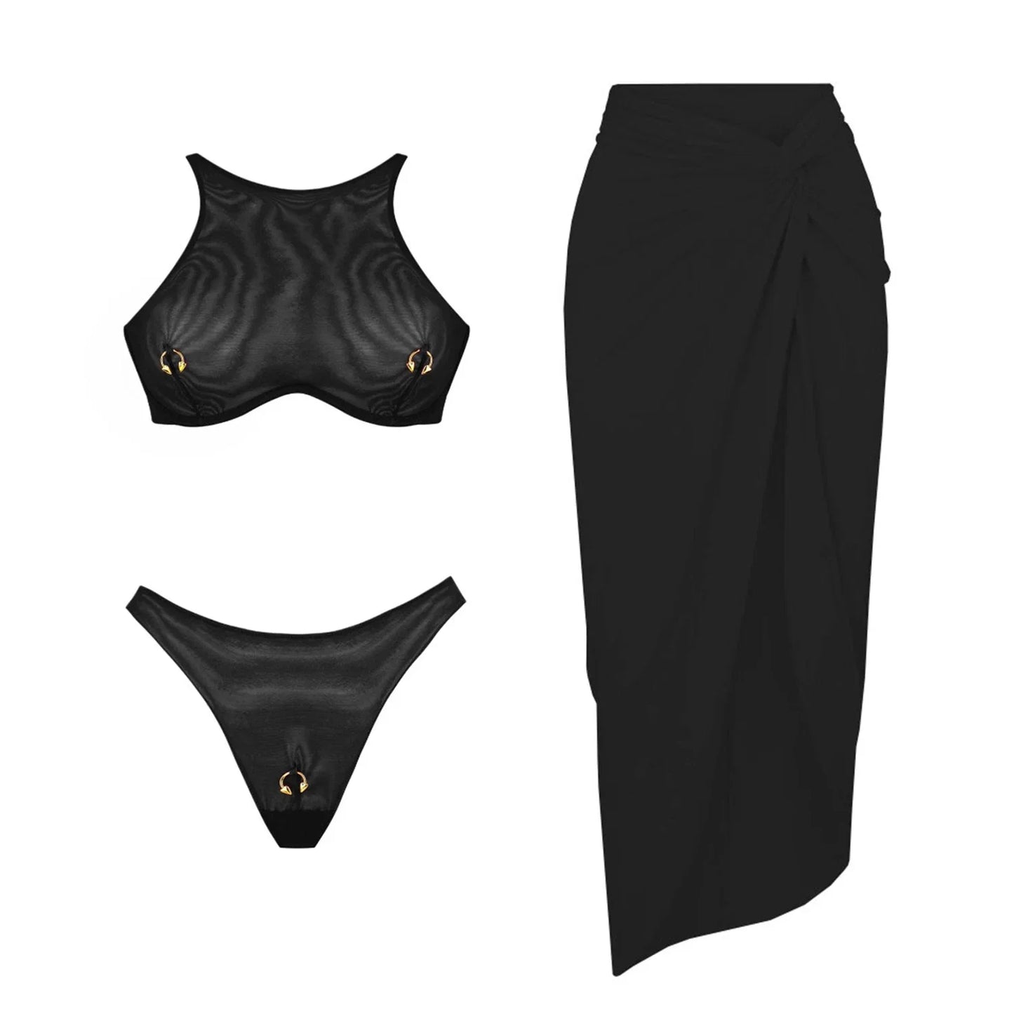 Inspired Bathing Suit With a Contemporary Edge